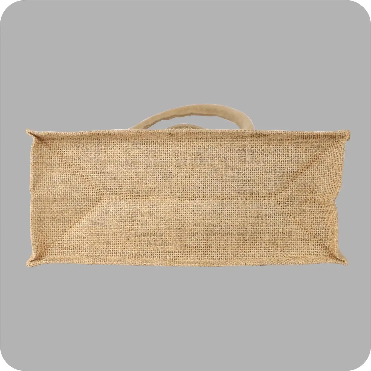 Rectangular Shaped, Made of pure Jute Carry Bags for Versatile Use