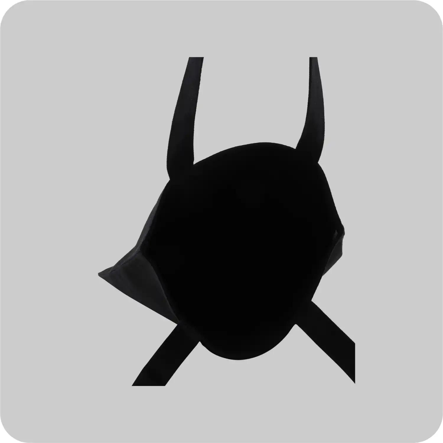 15 X 15 Inches, with a Cute Zipped pocket Black Canvas Bags