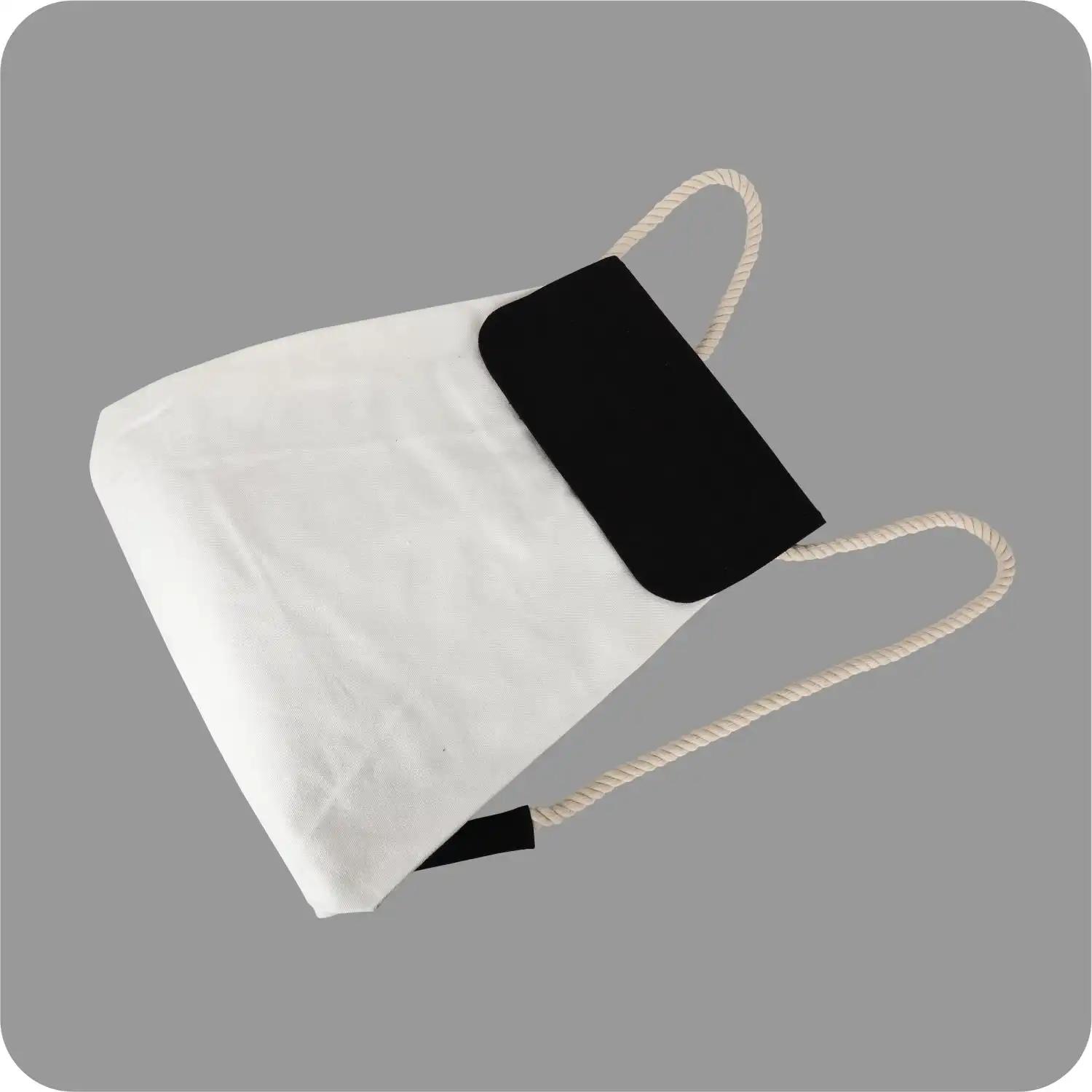 Lightweight, 15”x17” traveling purpose, locked stitch canvas bags