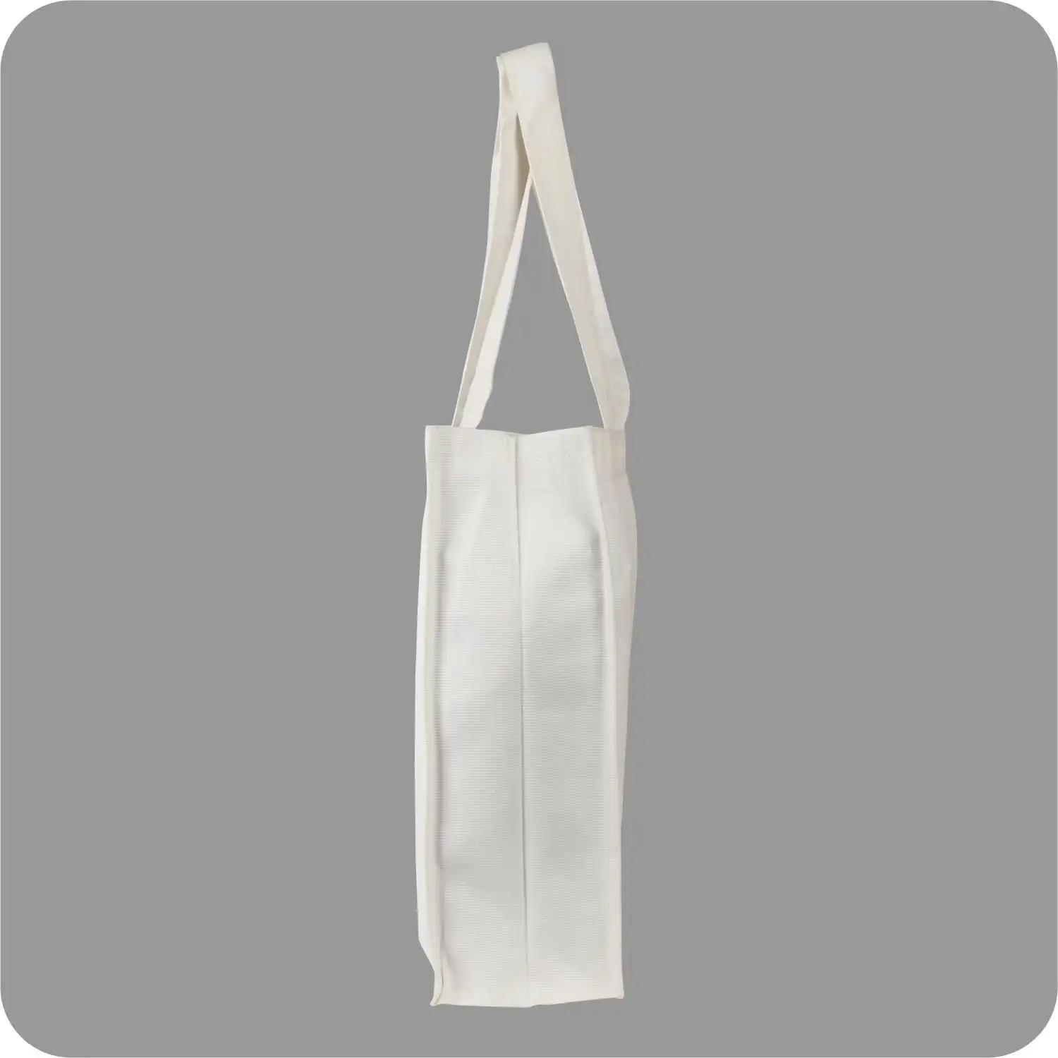 Rectangular Shaped Canvas Bag Carries Heavy Weight