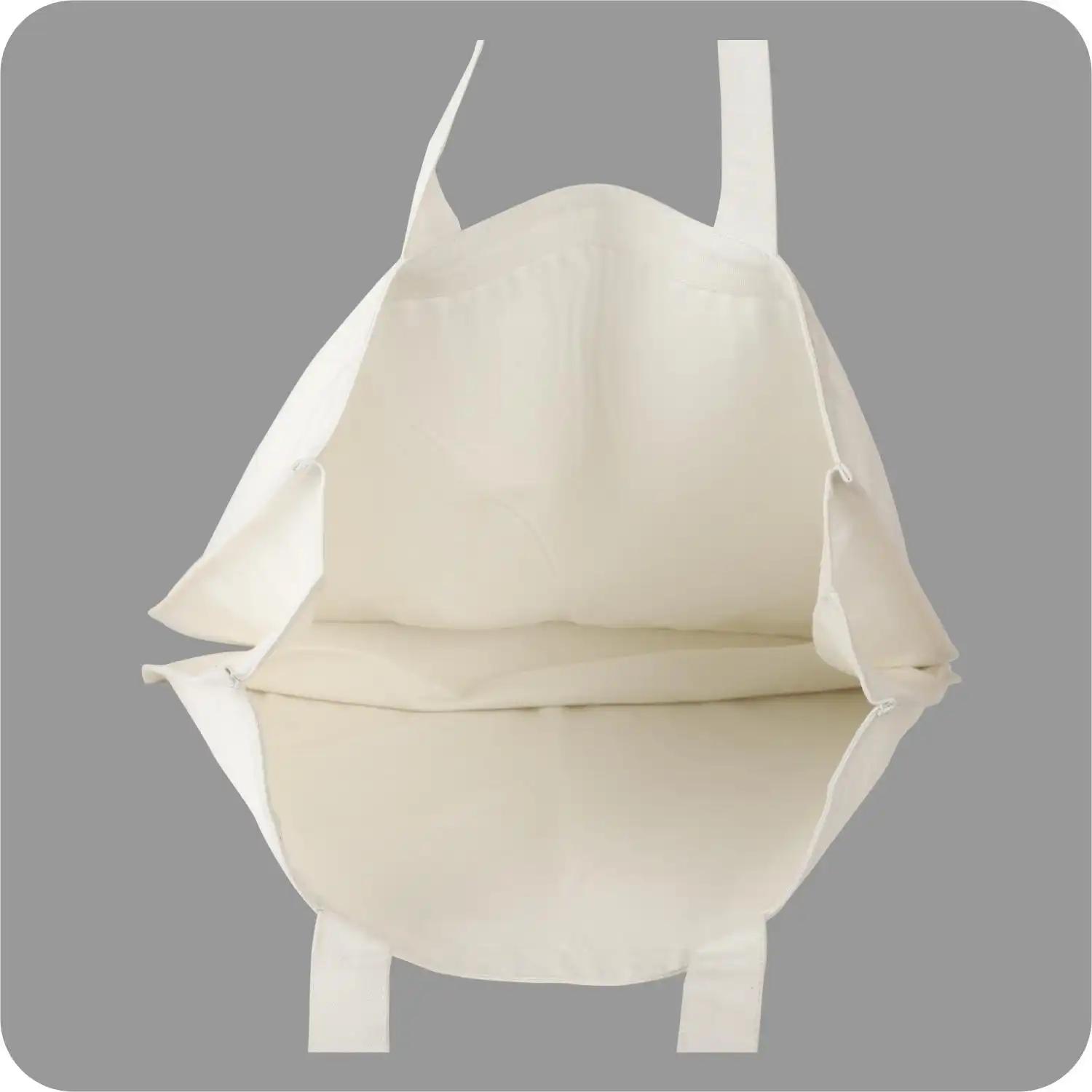 Rectangular Shaped Canvas Bag Carries Heavy Weight