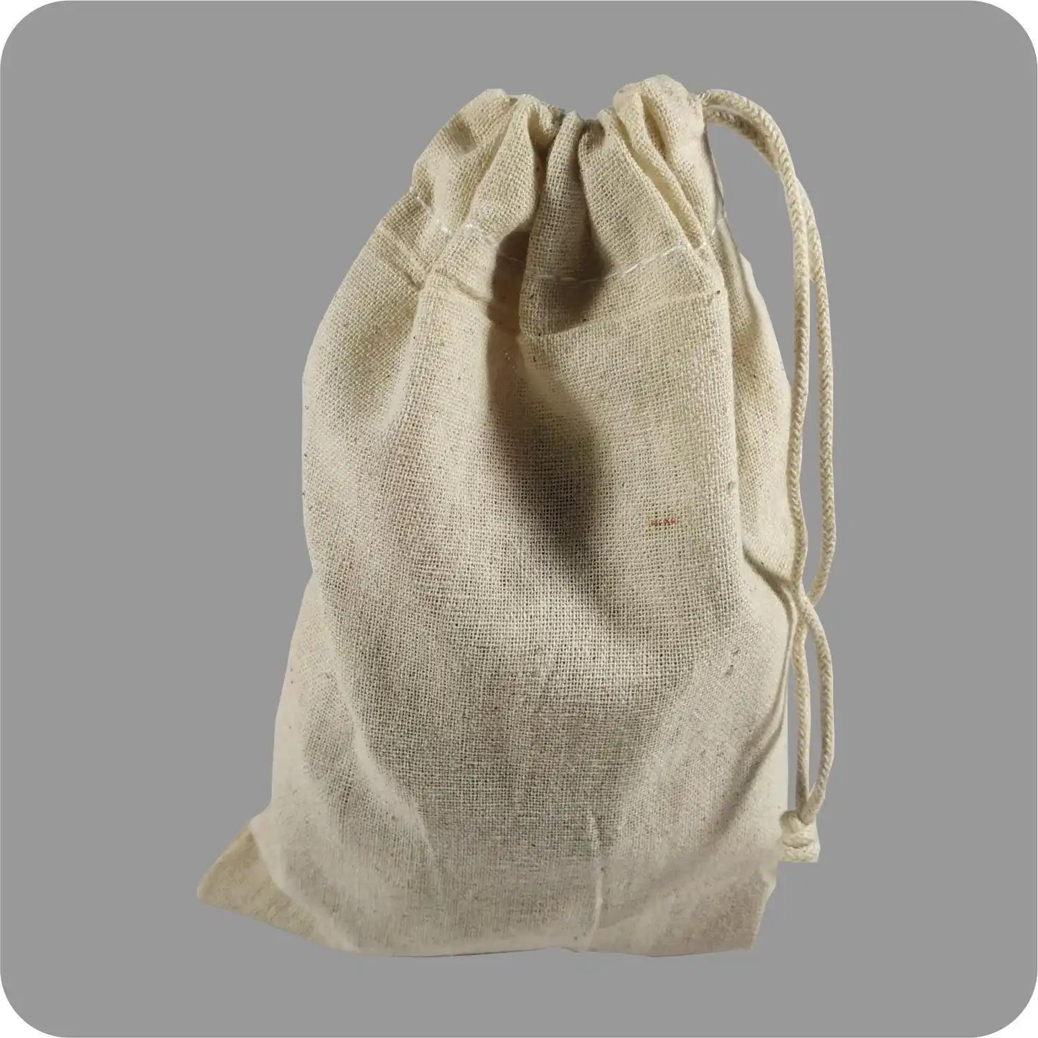5x7 Inch Cotton Drawstring Pouch