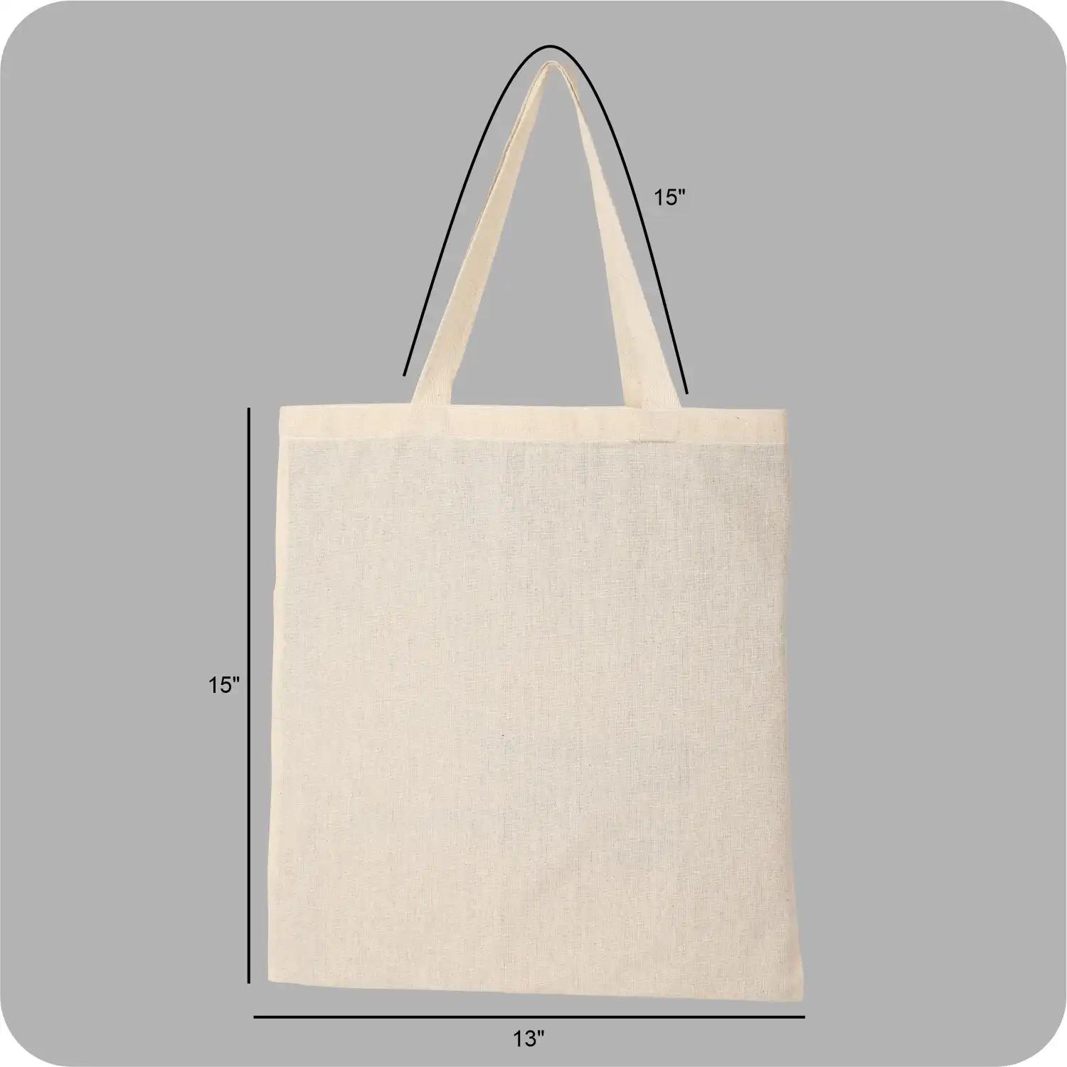 Cute and Consistent 13”x15” Multipurpose Cotton Bag (Pack of 100)
